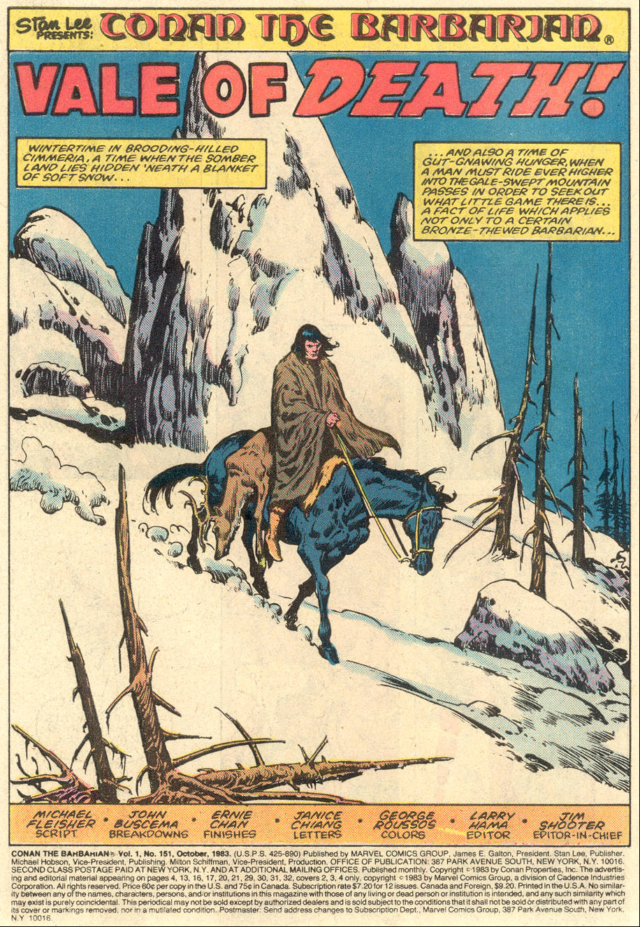 Conan the Barbarian (1970) Issue #151 #163 - English 2