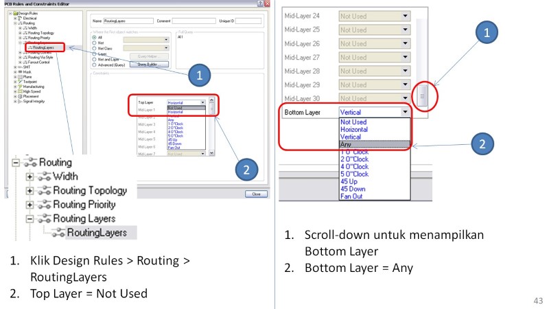 Cara Untuk Membuat Layout PCB Dalam Mode Single Layer Pada Aplikasi