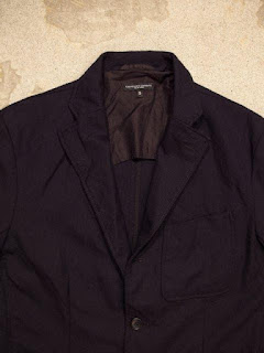 Engineered Garments "Baker Jacket in Navy Uniform Serge" Fall/Winter 2015 SUNRISE MARKET