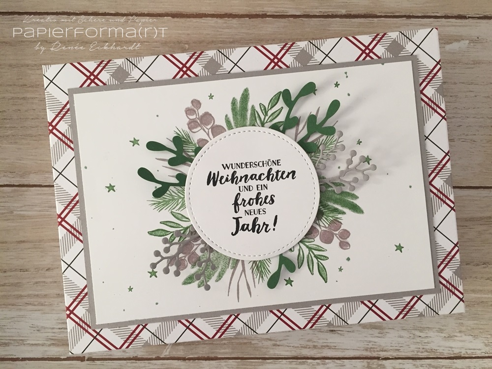 Papierformart Stampin Up Huettenromantik Besinnlicher Advent Eisblueten Zierzweig Weihnachten Daheim Verpackung Weihnachten Weihnachtskarten Karten Basteln