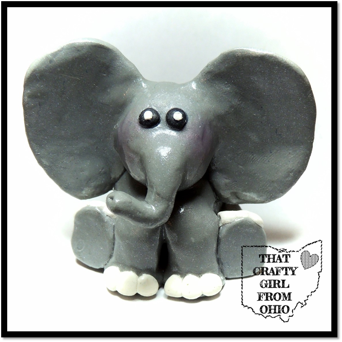 Edward The Polymer Clay Elephant
