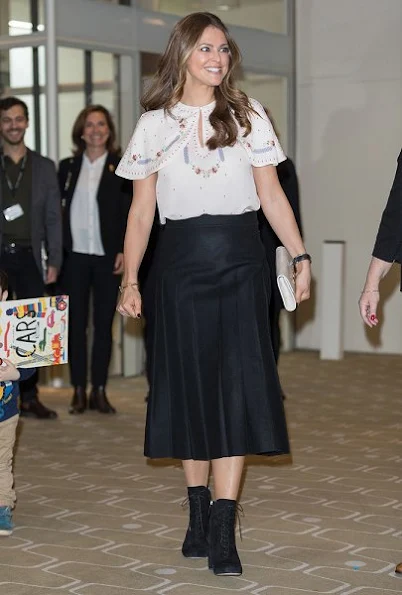 Princess Madeleine visits the Southbank Centre's Children's festival where she opened the Room for Children at the Royal Festival Hall