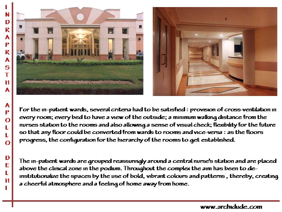Case Study APOLLO HOSPITAL DELHI INDIA archE drishtikone