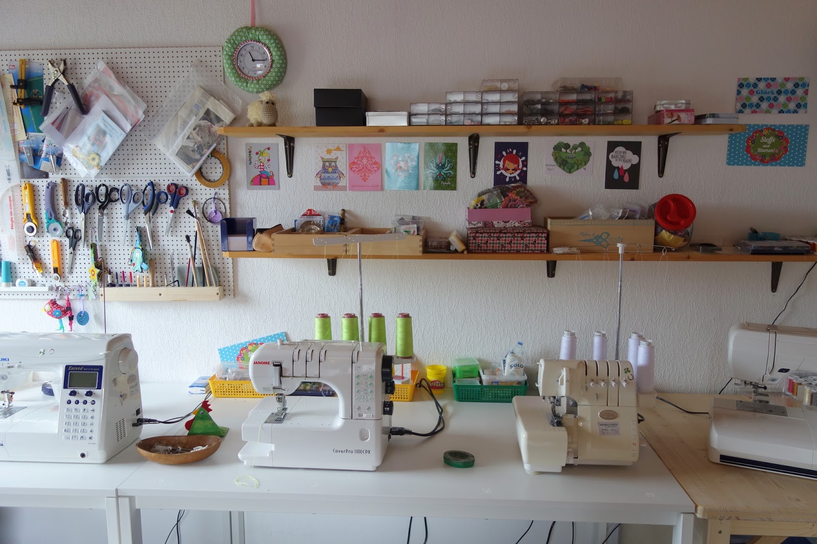 Naehoma - moni: Uhr für mein Nähzimmer mit Anleitung