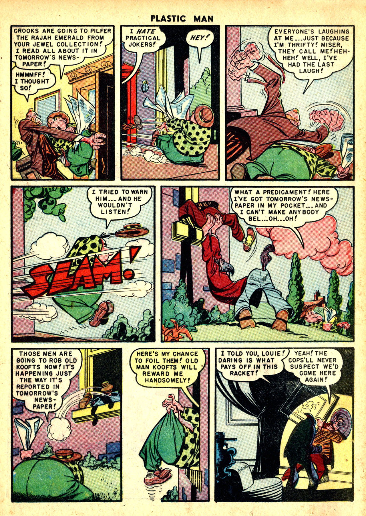 Read online Plastic Man (1943) comic -  Issue #23 - 16