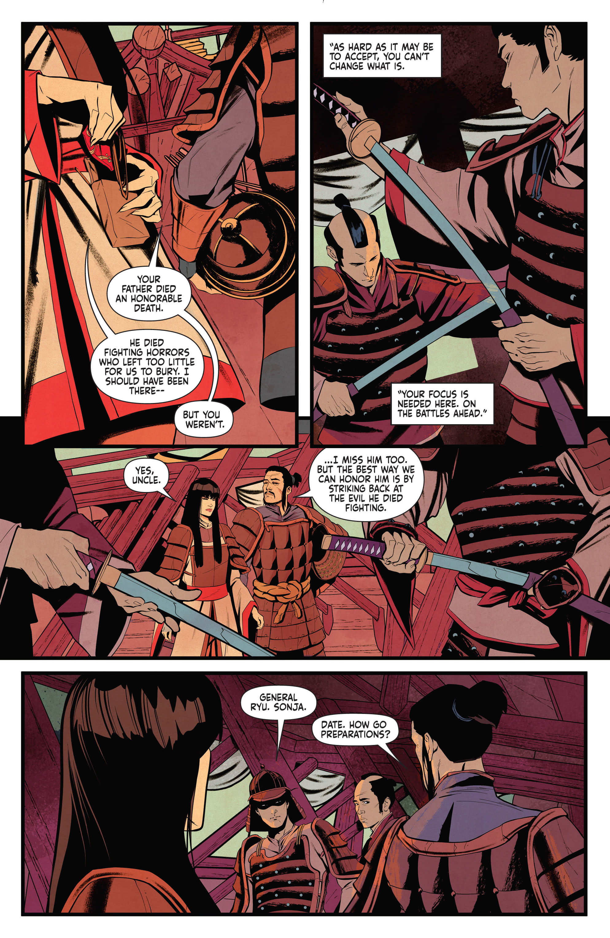 Read online Samurai Sonja comic -  Issue #1 - 10
