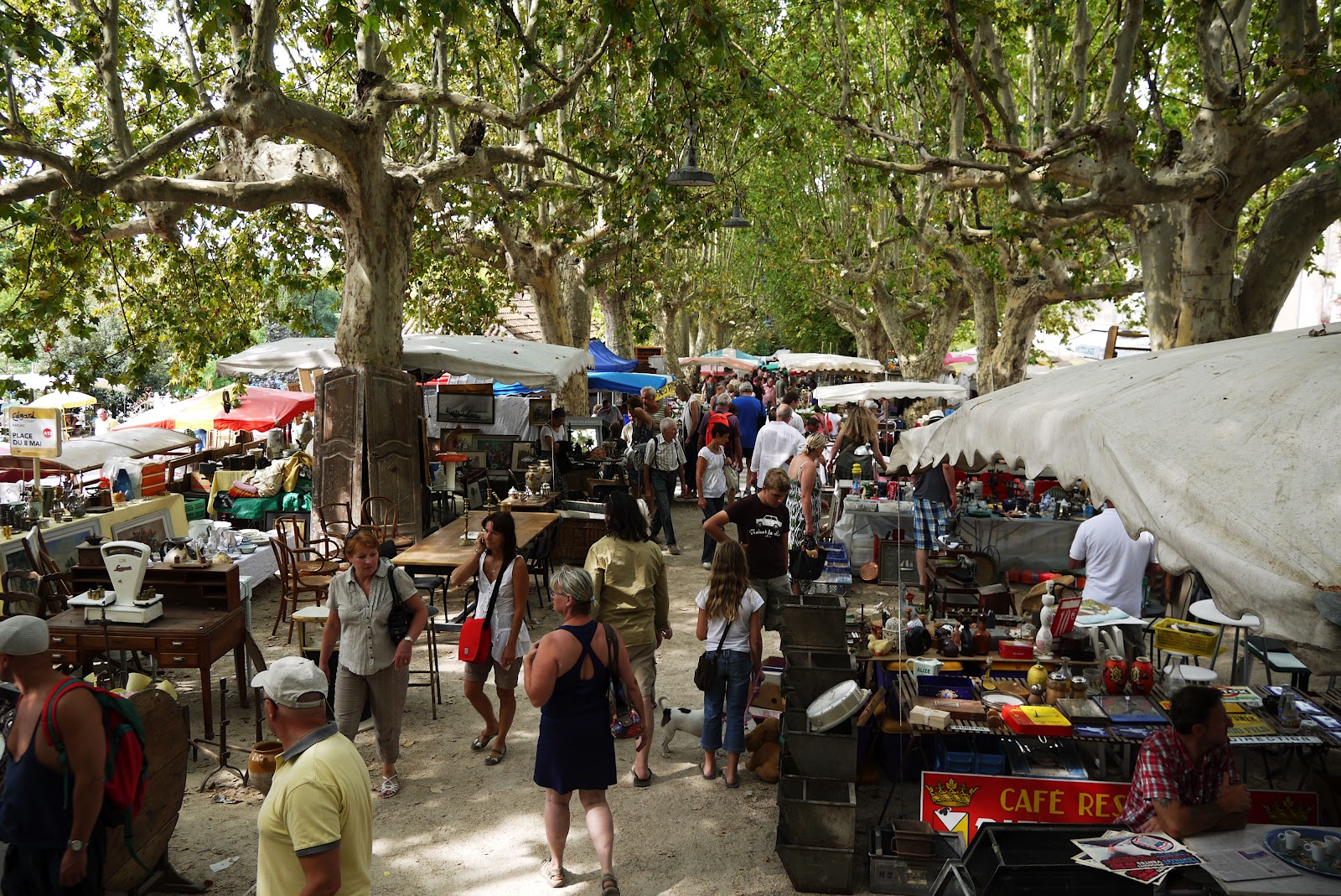 Going "Brocantes" in Barjac