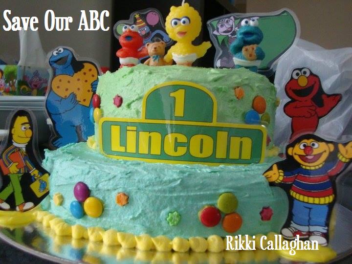 Sesame Street  Cake Save our ABC