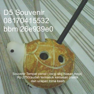 souvenir gerabah tempat pensil kura-kura, souvenir pernikahan murah