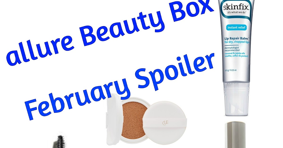 allure Beauty Box February Spoiler 1 2018