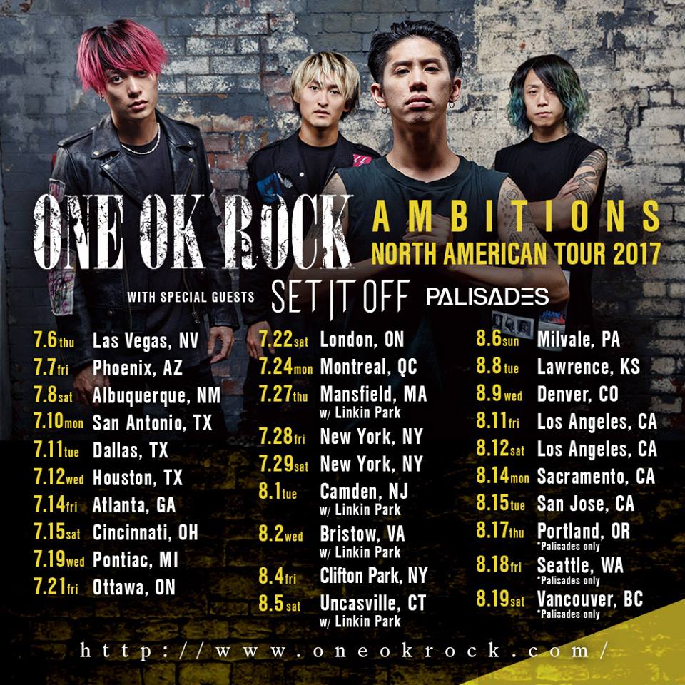 PennsylvAsia Japanese rock group ONE OK ROCK at Mr. Smalls, August 6.