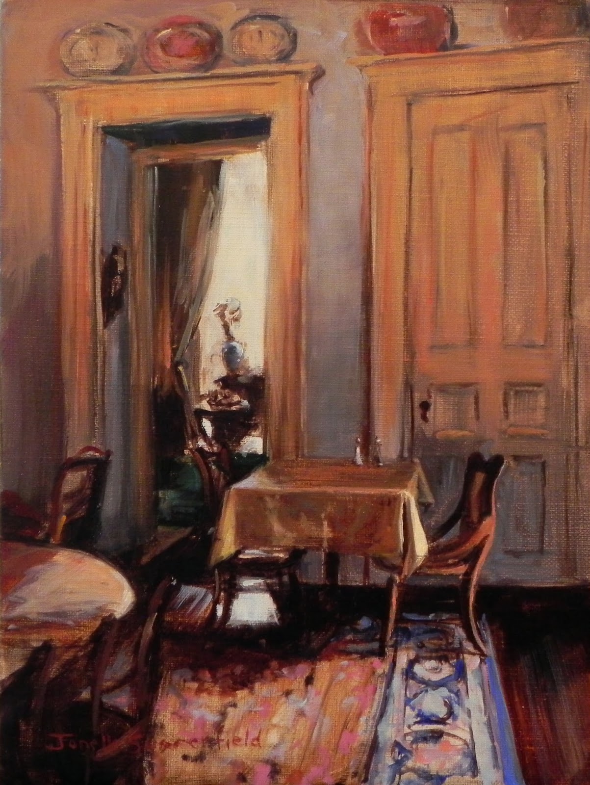 Jonelle Summerfield Oil Paintings Dining Room