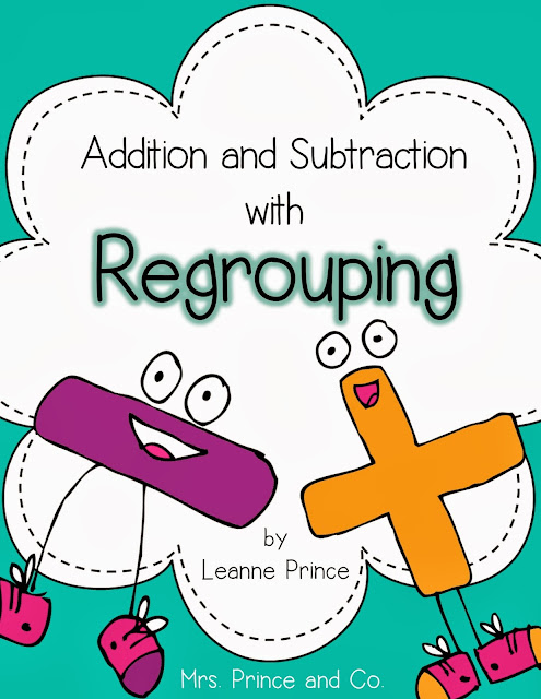 http://www.teacherspayteachers.com/Product/Regrouping-Addition-and-Subtraction-174309