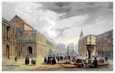 Sevilla - Plaza de la Constitución (hacia 1840) - Nicolas Chapuy