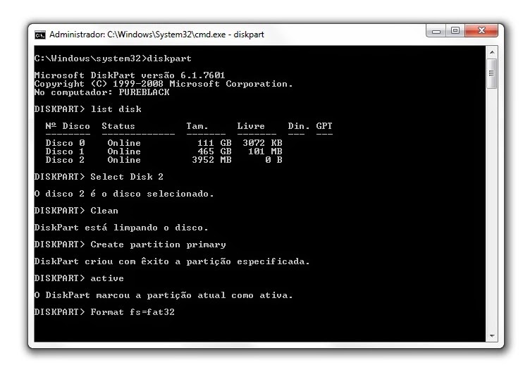 Formatar windows 7 pen drive boot Formatar windows 7 pen drive boot