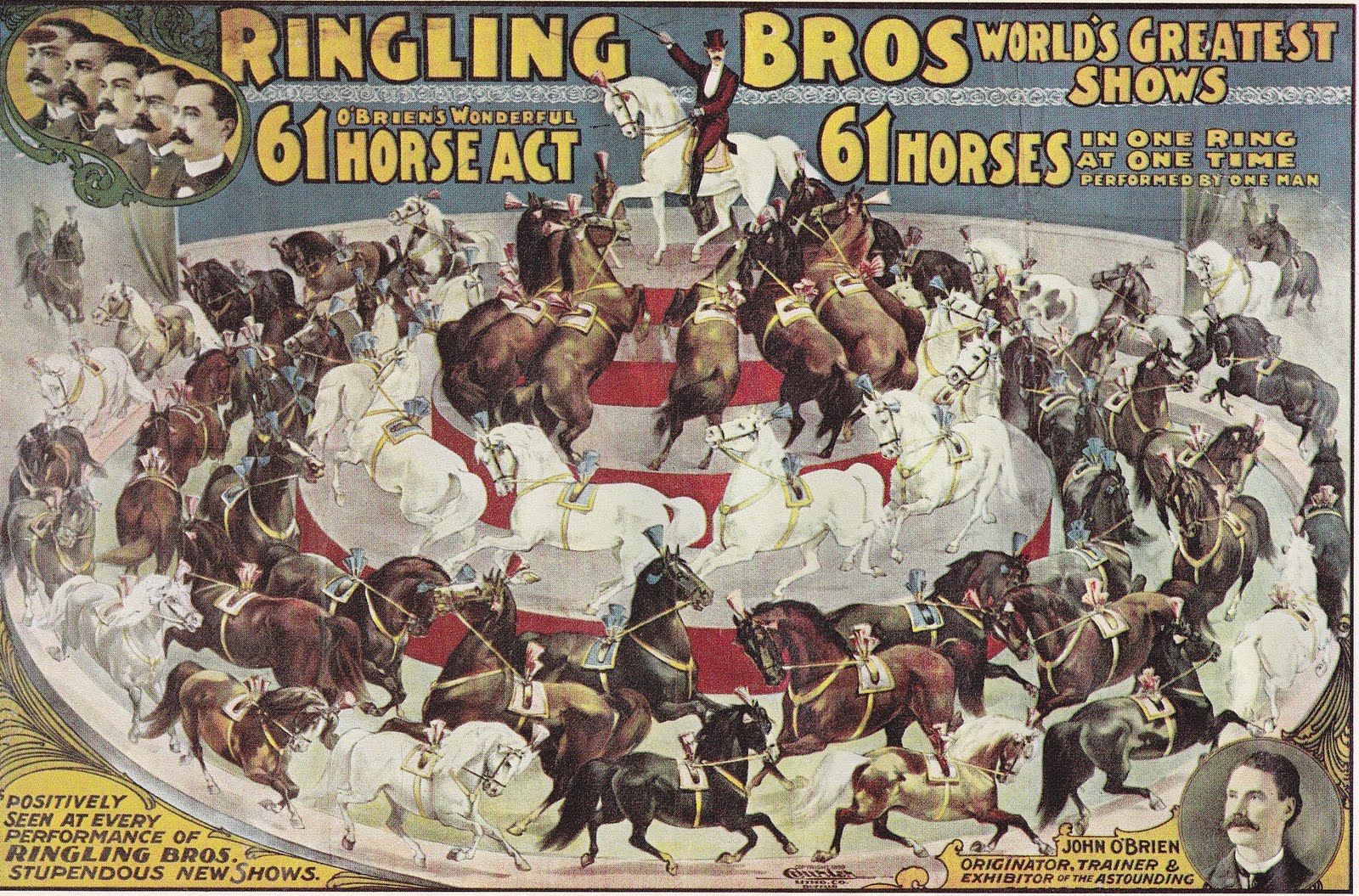 vintage advertising: CIRCUS POSTERS EARLY 2OTH CENTURY