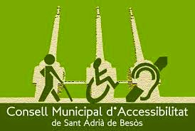 logotip del Consell Municipal d'Accessibilitat de Sant Adrià del Besos