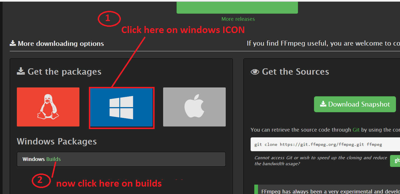 how to download ffmpeg windows 10