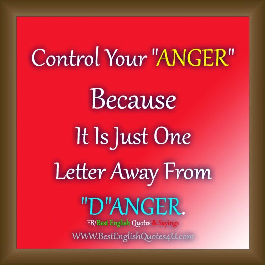 Control Your "ANGER" Because...