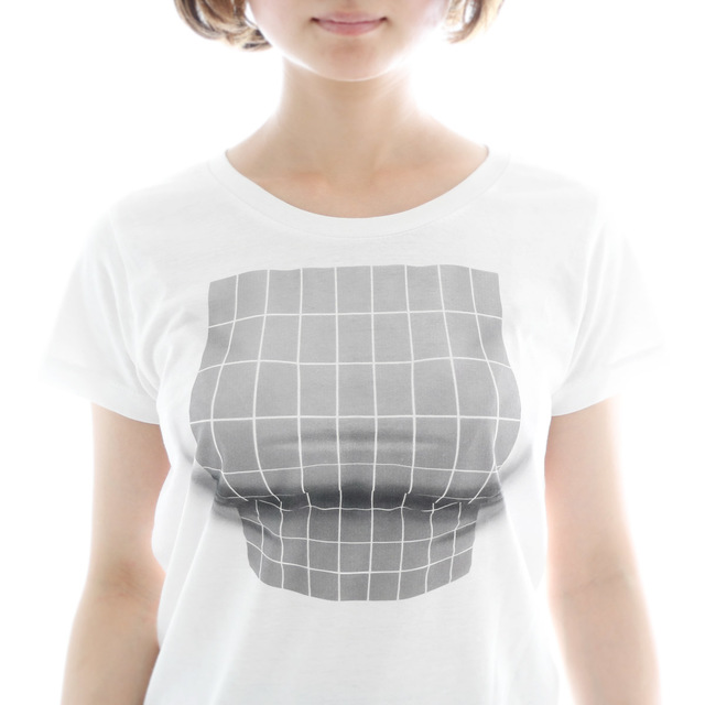 貧乳を救う？巨乳に見える3DTシャツ【i】
