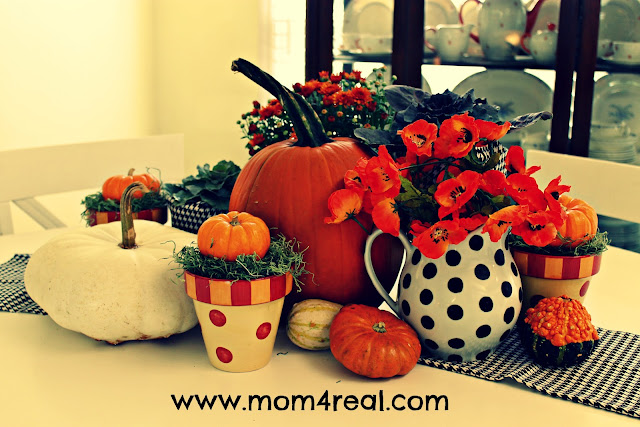 Country Living Inspired fall centerpiece