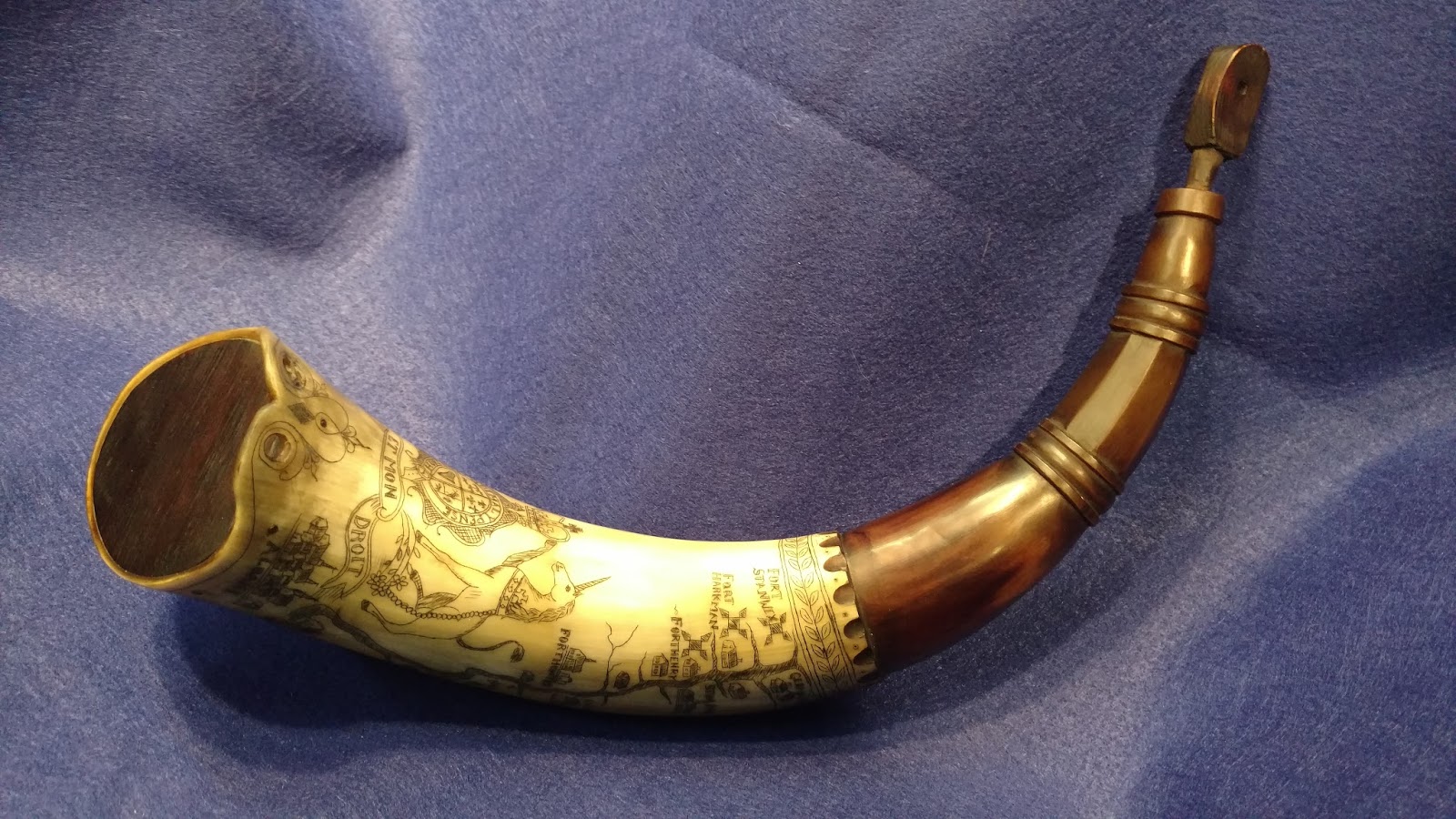 Contemporary Makers Powder Horn by Roy Howman