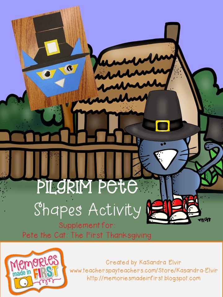 Memories Made In First Pilgrim Pete A Shape Activity For Pete