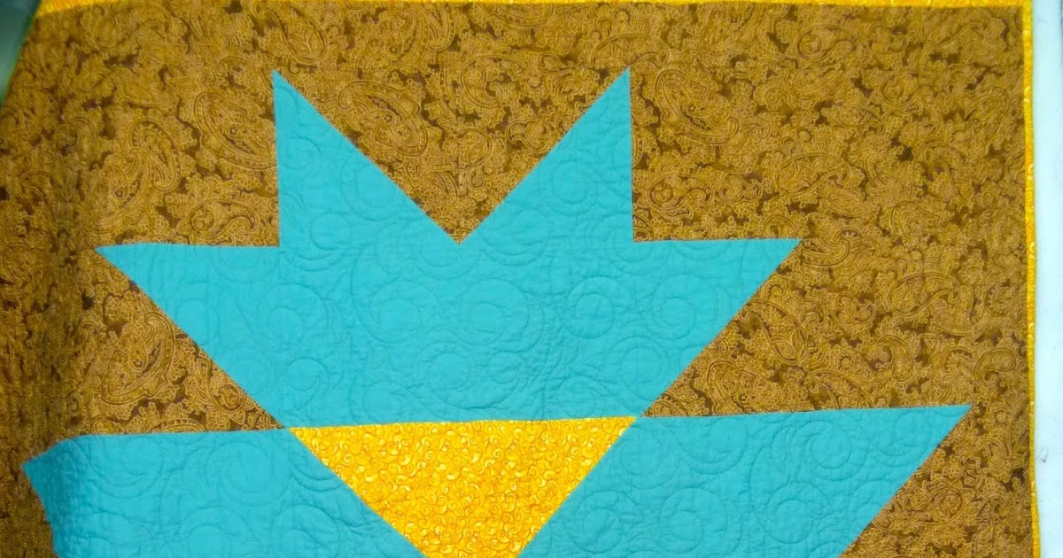 WHERE'S THE DUDE Squash Blossom Quilt