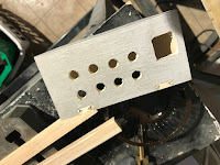 Ventilation holes in place