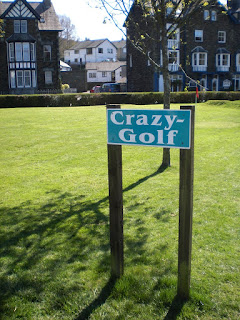 Crazy Golf at White Platts Recreation Ground in Ambleside