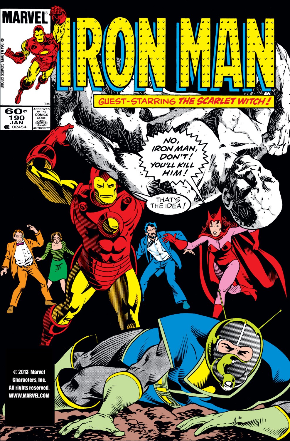 Read online Iron Man (1968) comic -  Issue #190 - 1