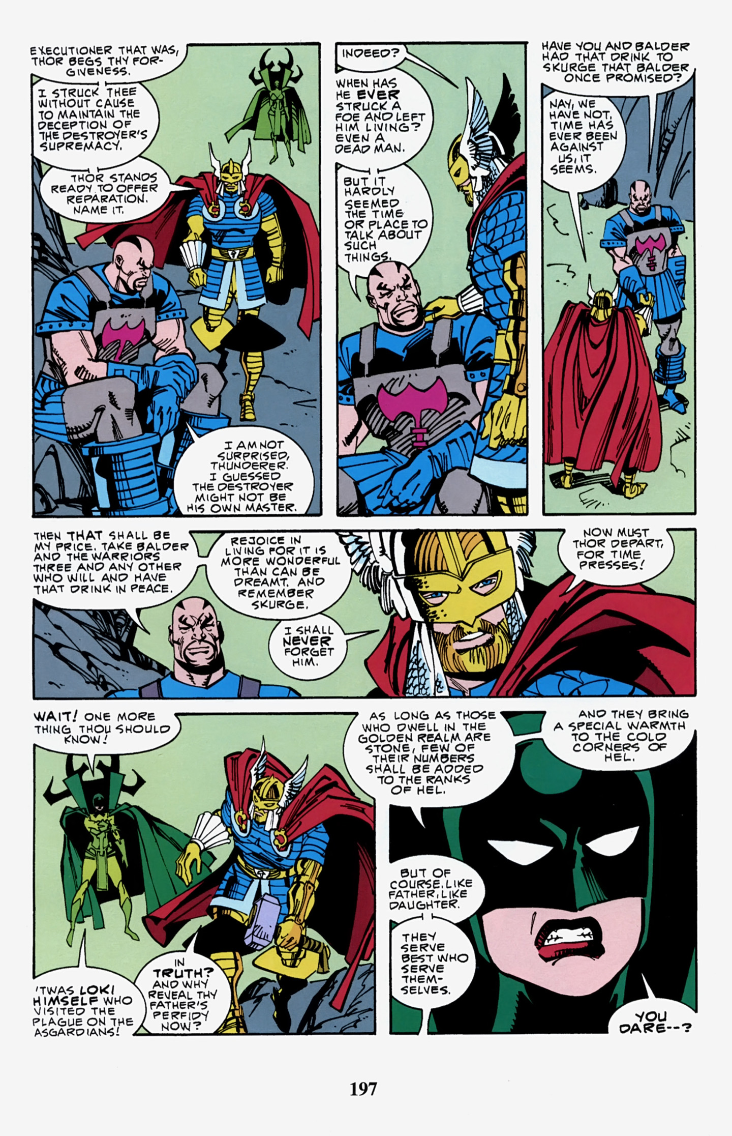 Read online Thor Visionaries: Walter Simonson comic -  Issue # TPB 5 - 197