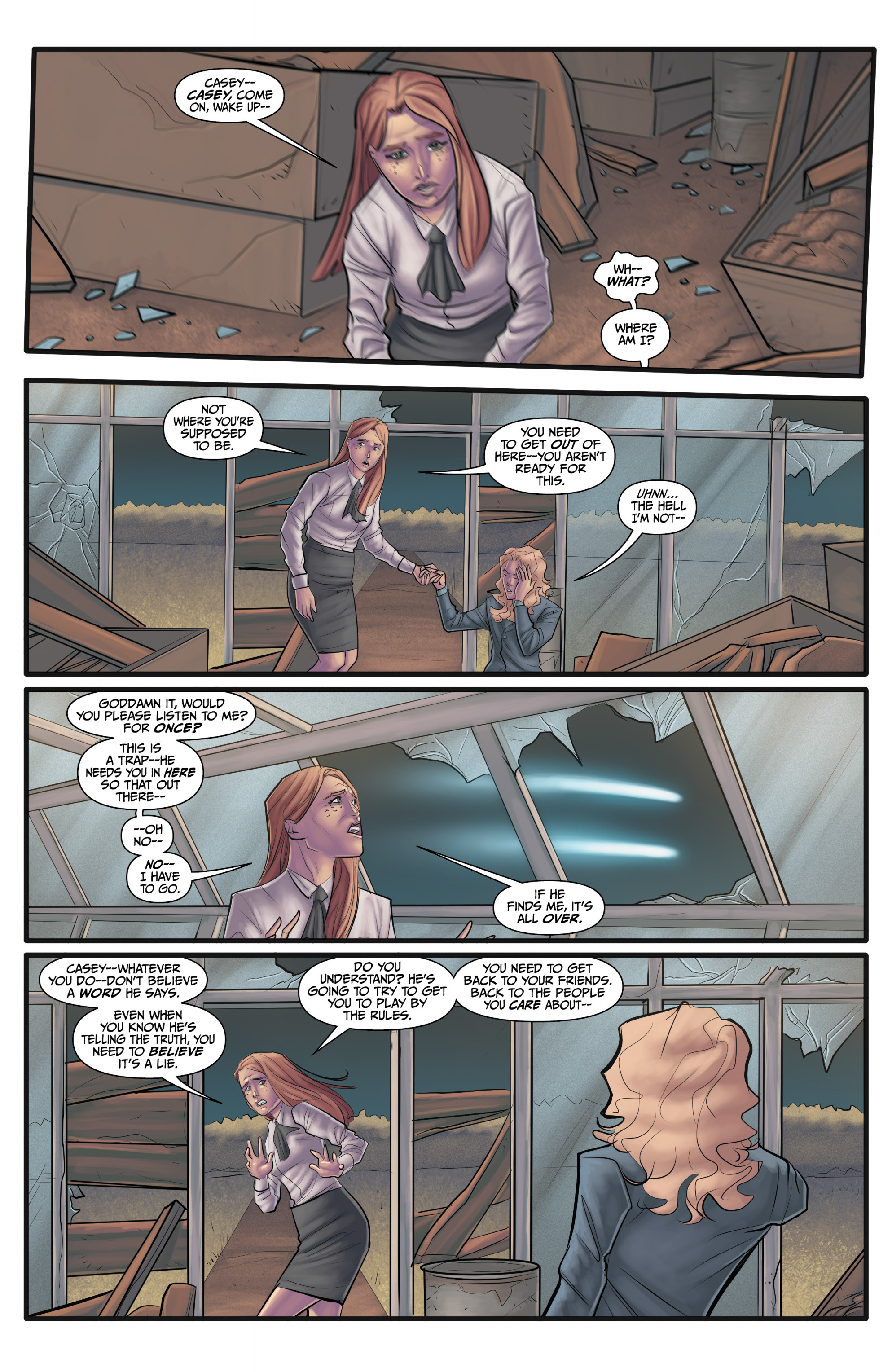 Read online Morning Glories comic -  Issue #49 - 42