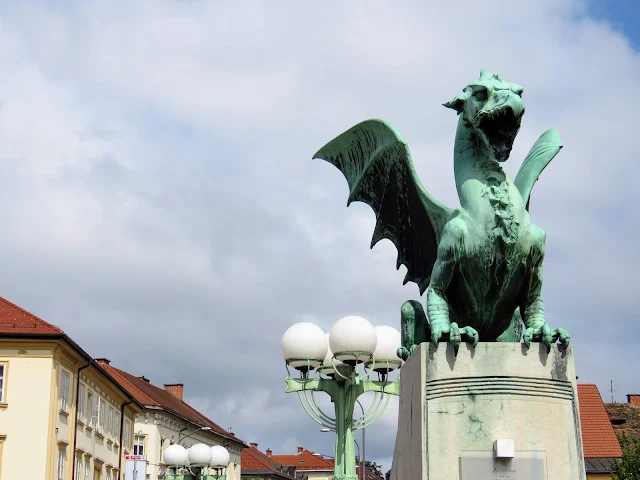 Things to do in Ljubljana Slovenia: check out the Dragon Bridge