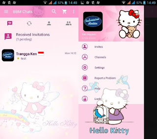 BBM MOD Hello Kitty