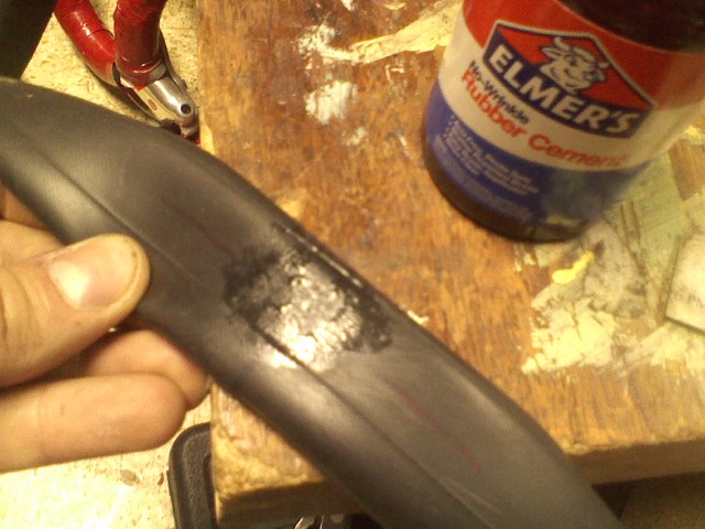 patching bike inner tube