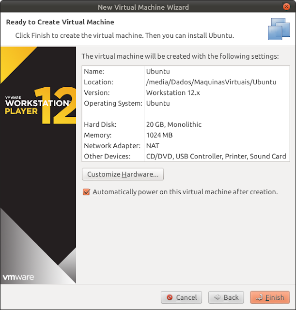 Máquina Virtual: Instalando e configurando o VMware Player - Dicas Linux e Windows Máquina Virtual: Instalando e configurando o VMware Player - Dicas Linux e Windows