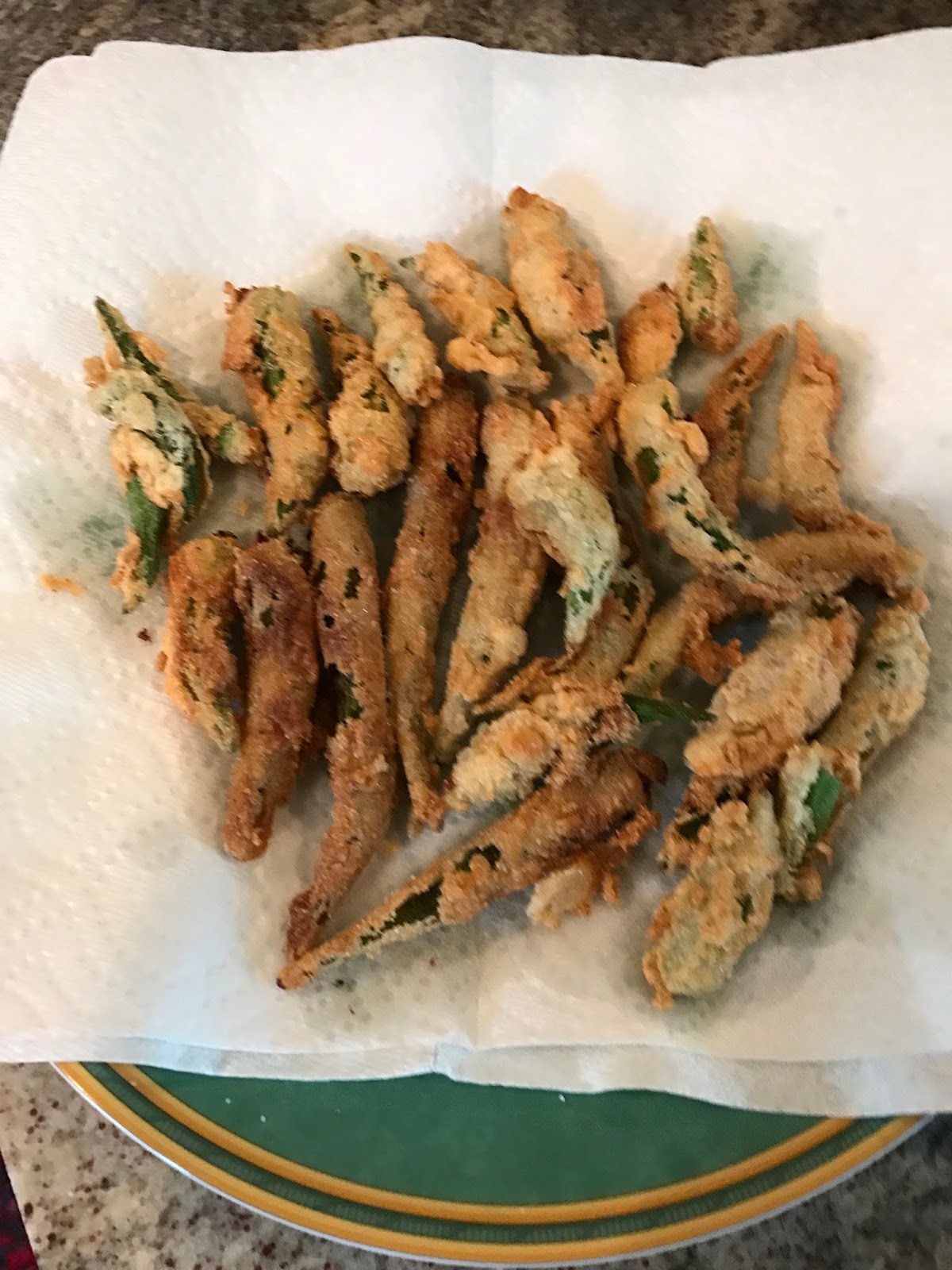 The Holly Grove Cook and Gardener Skillet Fried Okra