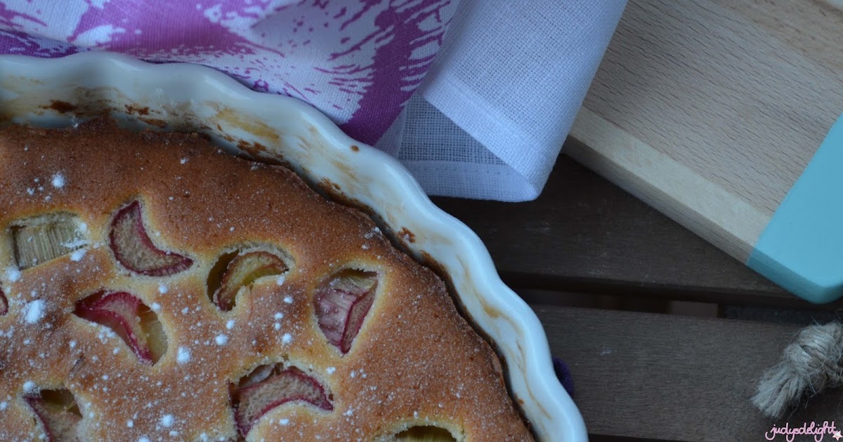 Rhabarberkuchen einfach und schnell zubereitet (glutenfrei möglich ...