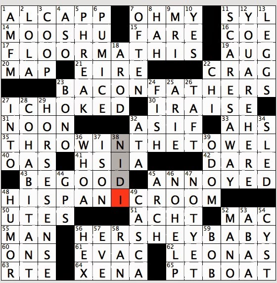 0117-16 New York Times Crossword Answers 17 Jan 16, Sunday 