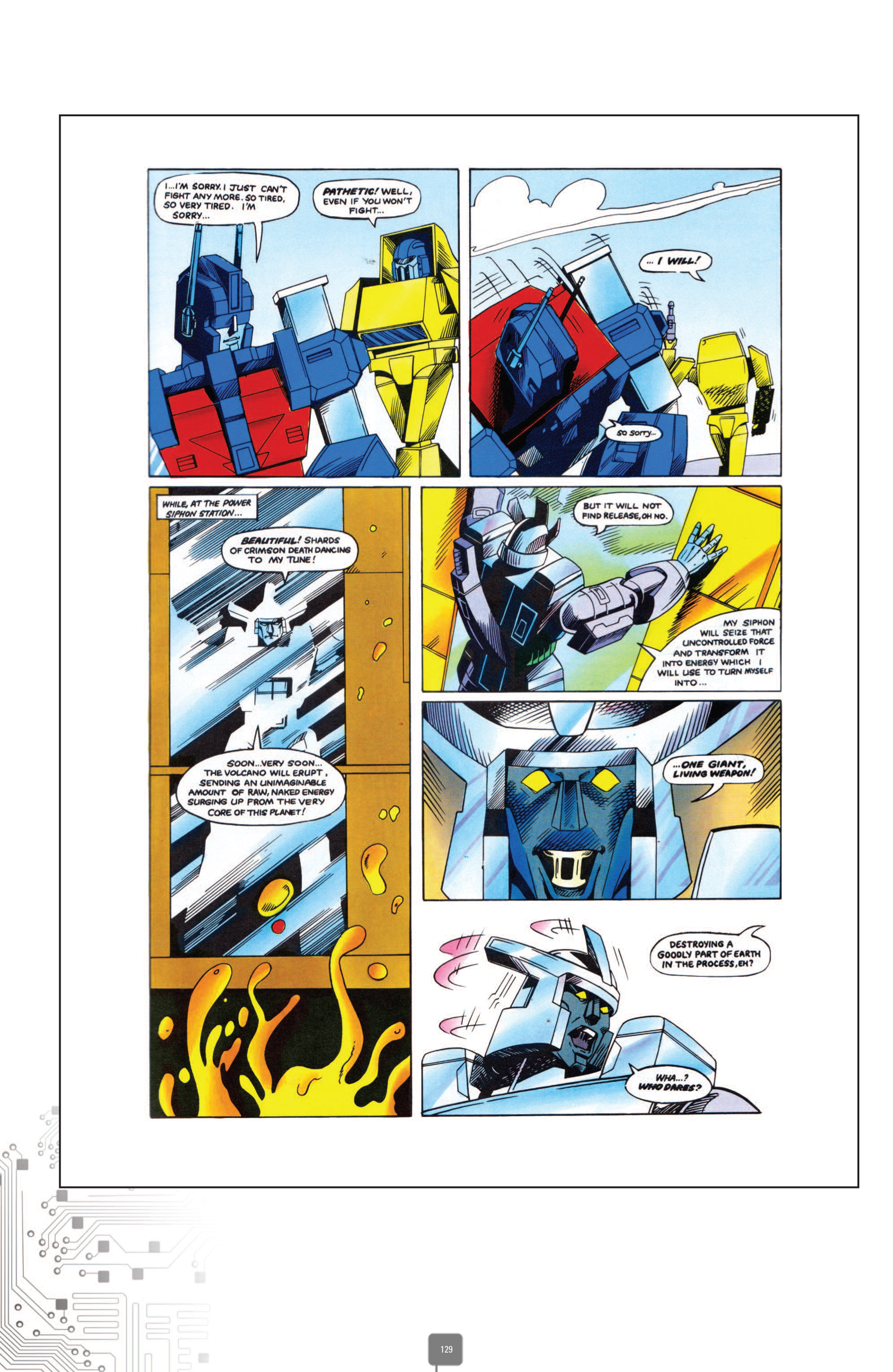 Read online The Transformers Classics UK comic -  Issue # TPB 4 - 129