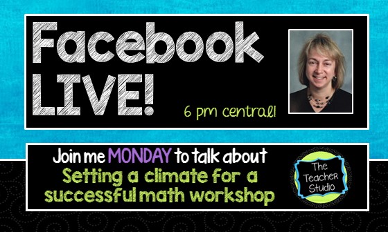 Math workshop facebook live math workshop video