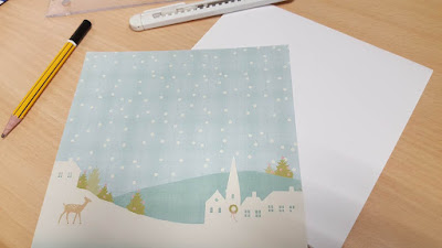 DIY Christmas cards with scrapbook paper DIY Christmas cards with scrapbook paper