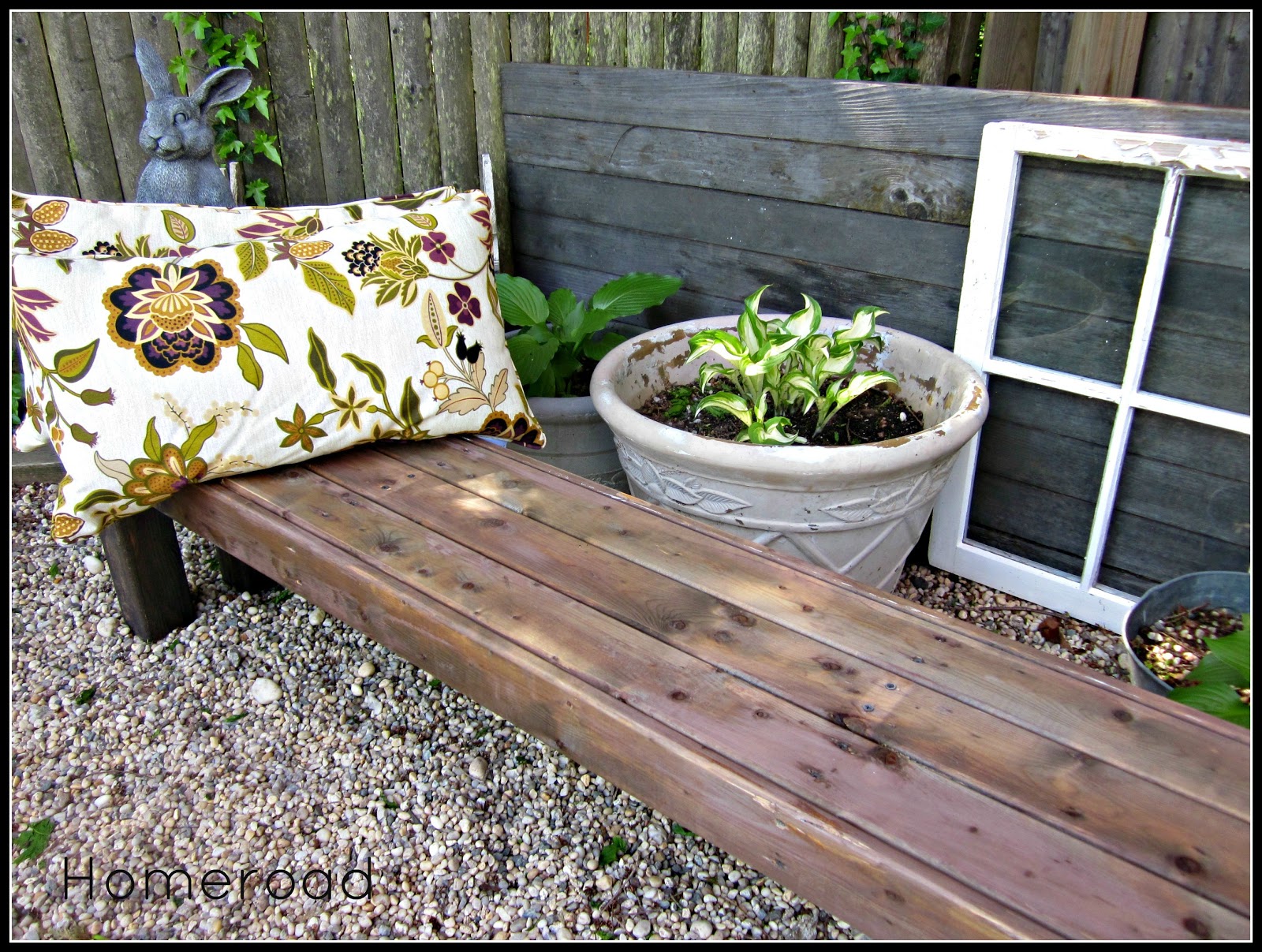 How to Make a Free Garden Bench