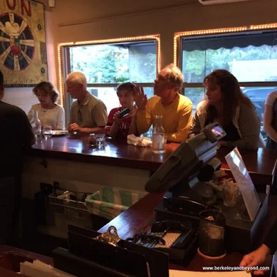 dining counter at Pizzeria Picco in Larkspur, California