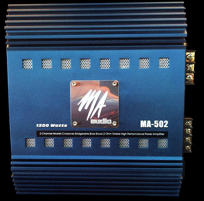 AutoDream Auto Accessories Store: MA AUDIO MA-502 2 Channel Amplifier
