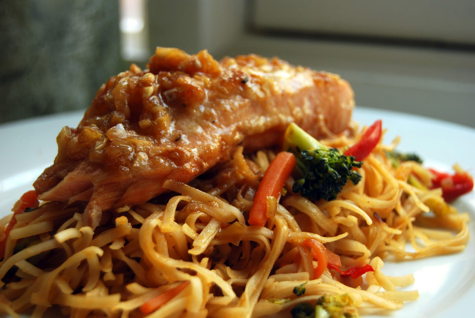 Motley Chew Asian Style Fish and Noodles