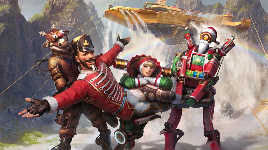Apex Legends, Christmas, Skins, Happy Holodays, 4K, 7.1120 Wallpaper