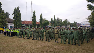 Apel Pengawal Pendistribusian Kotak Suara , Linmas Siap Menjaga dan Mengawal Berjalannya Pencoblosan Pilgub Jateng 2018