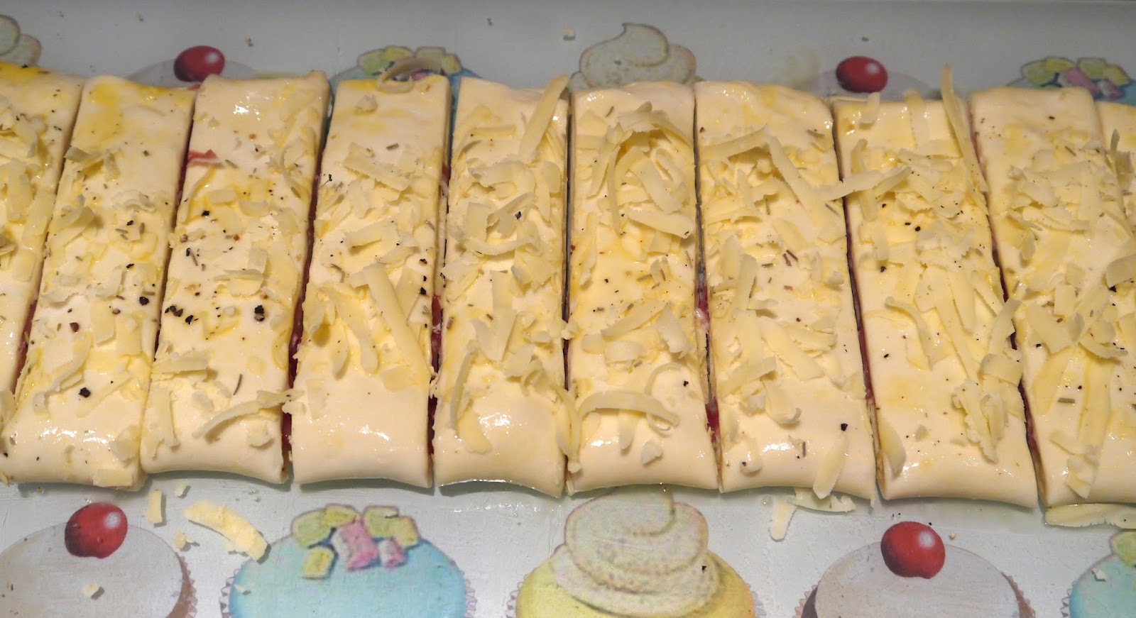 Herby Parma Ham Cheesey Twists! The Betty Stamp